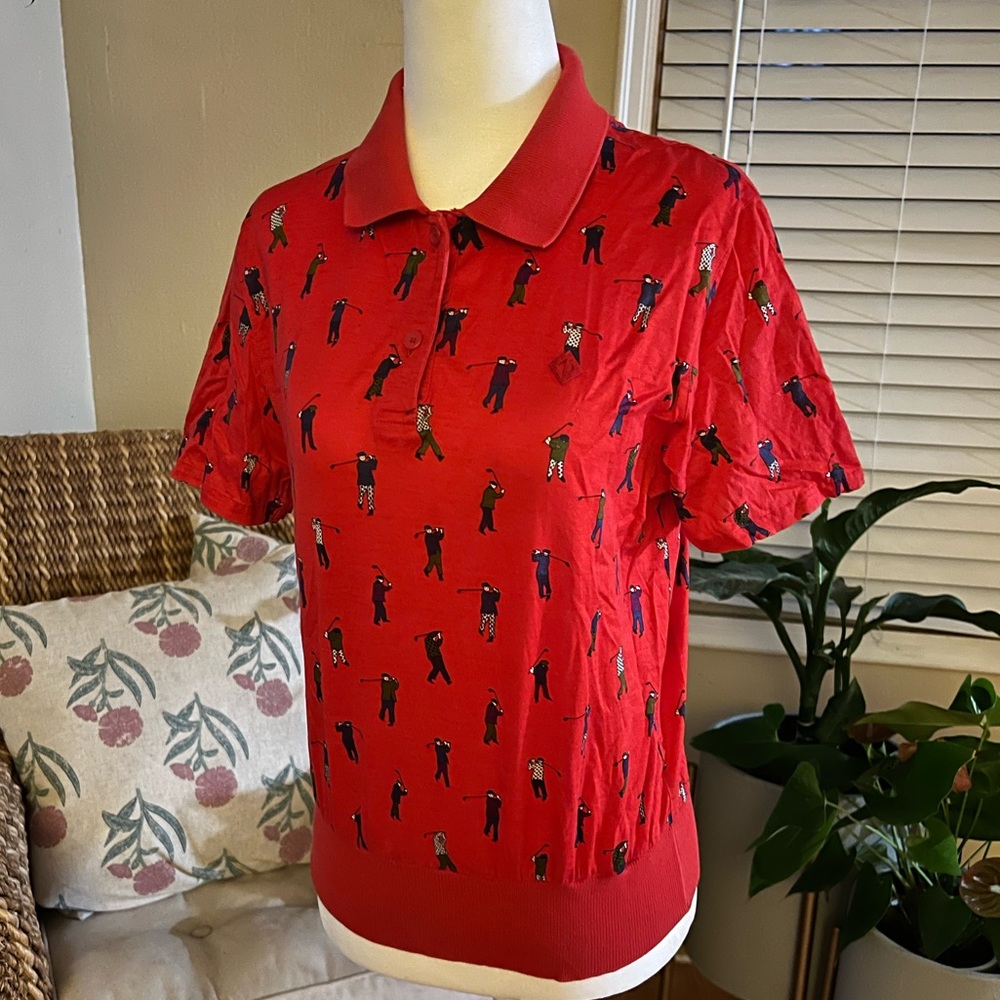 Authentic Vintage Christian Dior Sports Golf Polo Shirt Size M